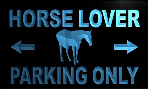 Horse Lover Parking Only Neon Light Sign